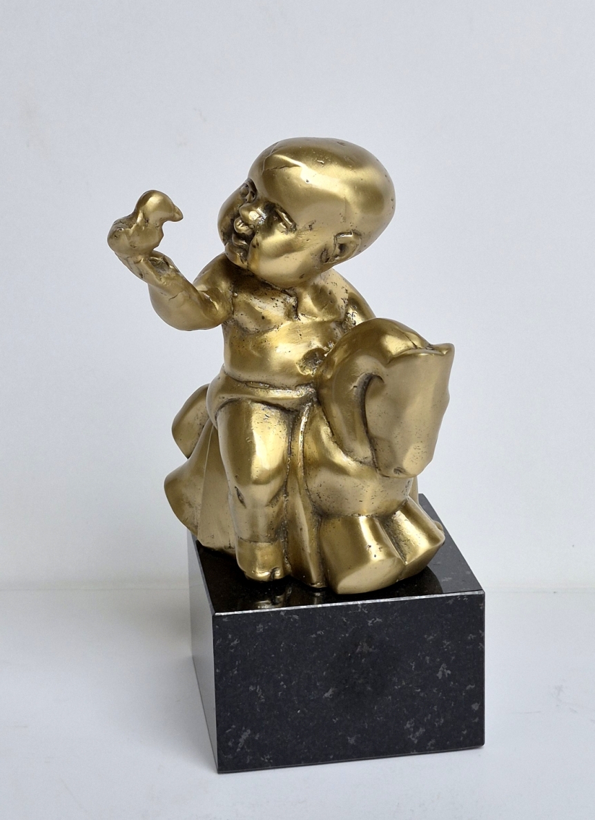 What a Great Rider He is, 2026, bronze, h 17.5x11x9 cm, 2/6