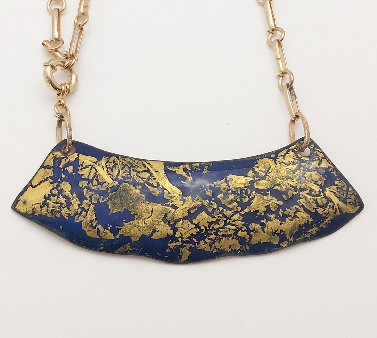 Kolje, copper, enamel, gilding, 5x12 cm, 1/1