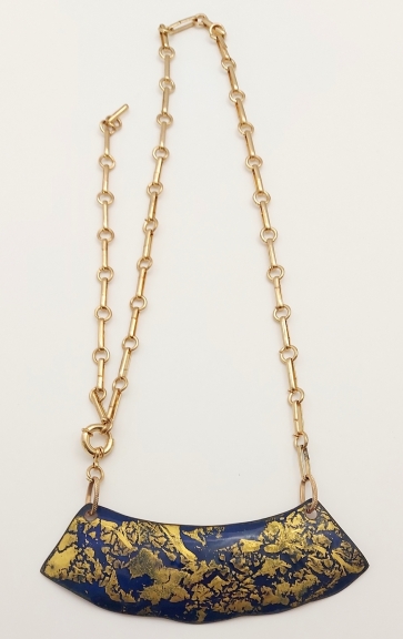 Kolje, copper, enamel, gilding, 5x12 cm, 1/1