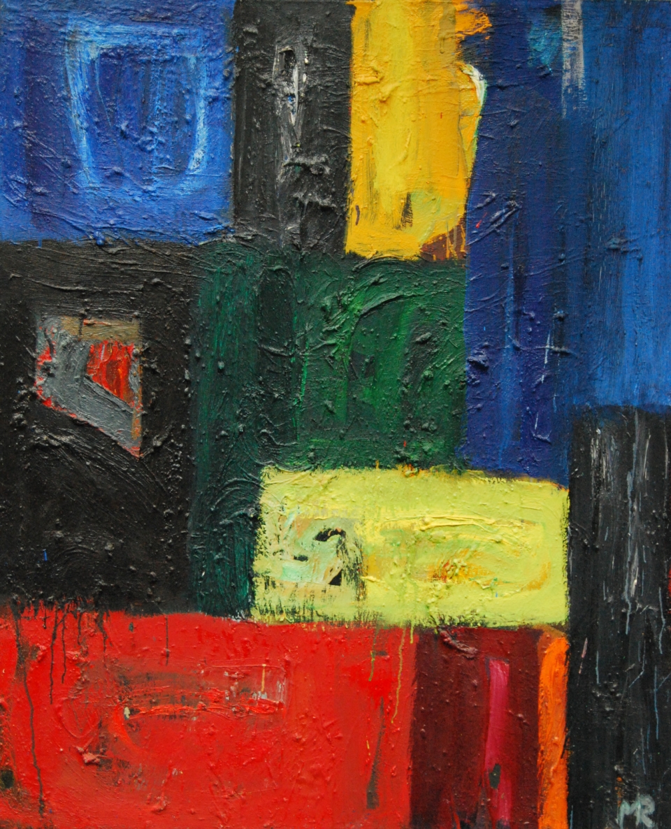 Kompozicija, 2006, drb., al., 110x90cm