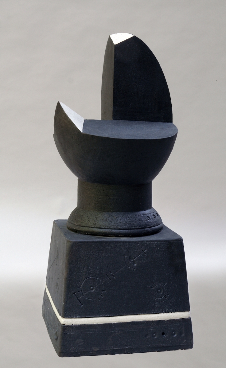 Kompozicija, 2011, akmens masė, oksidai, 105x42x40cm, 1/1