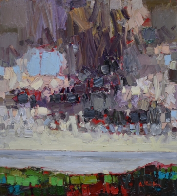 Kompozicija. Nida, 2012, drobė, aliejus, 100x90 cm