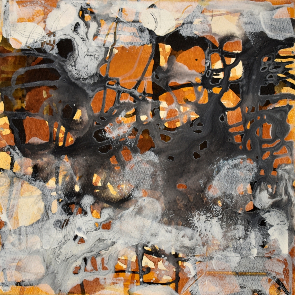 Kovas, 2021, drobė, akrilas, 40x40 cm