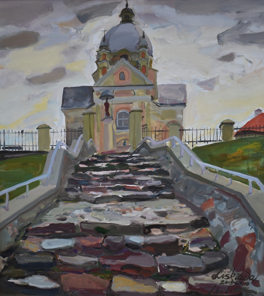 Liškiava, 2013, canvas, oil, 81x73 cm