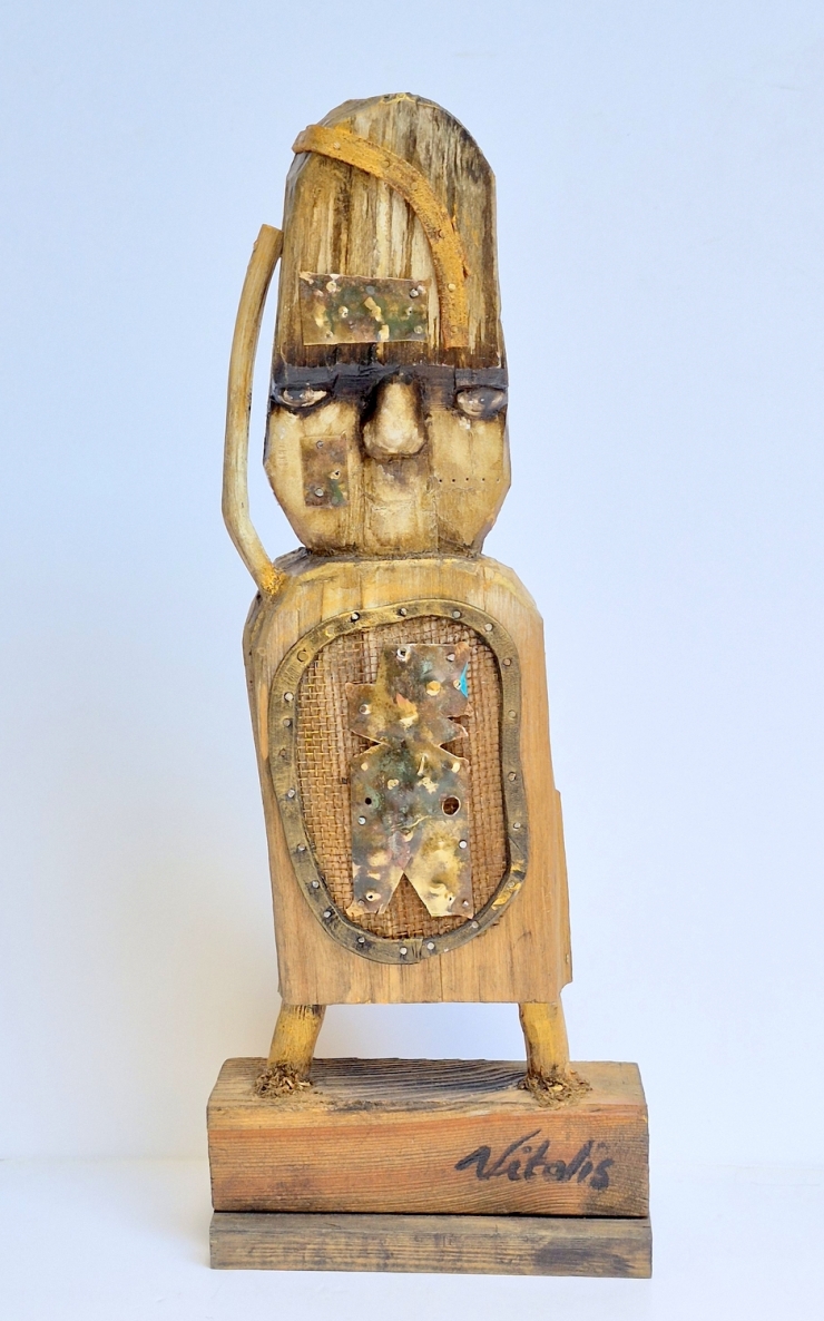 M.. 2011, author's technique, h 45x10x17.5 cm, 1/1