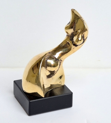 Small Wave, 2026, bronze, h 11x7.5x5.5 cm, 1/1