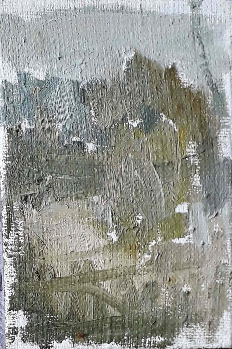 Medis, 2021, drobė, aliejus, 22x15 cm  