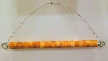 Medžio kernas, 2019, medis, geležis, 68cm, D4,5cm, 1/1