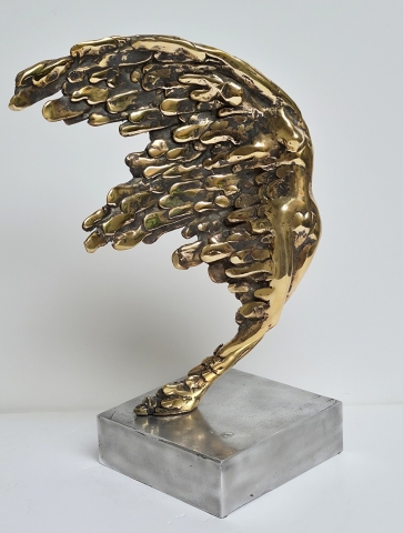 Moon’s Little Daughter, 2026, bronze, h 35x20x17 cm, 1/1