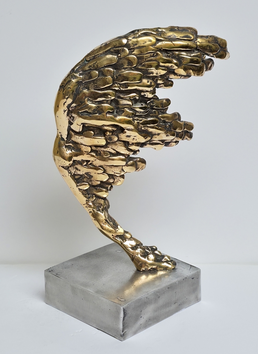 Moon’s Little Daughter, 2026, bronze, h 35x20x17 cm, 1/1