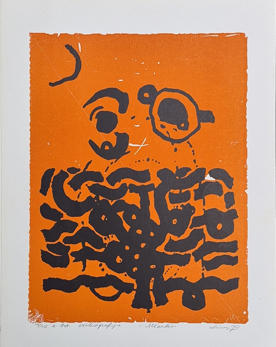Moon, 1979, e.d.a., zincography, 33x24.5 cm, 14/40