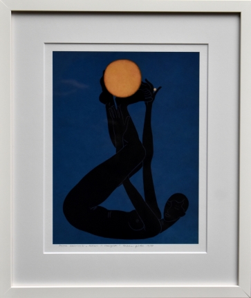 Mėnulis ir žvaigždė, 2022, popierius, giclee, 24x18 cm, 37x31,5 cm, 14/50