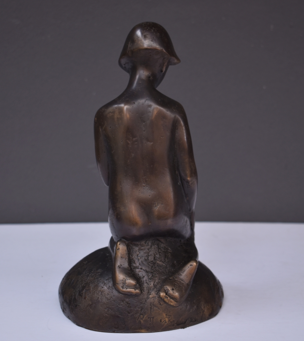 Mergaitė, 2024, bronza,  h 22,5x15,5x13 cm, 1/3