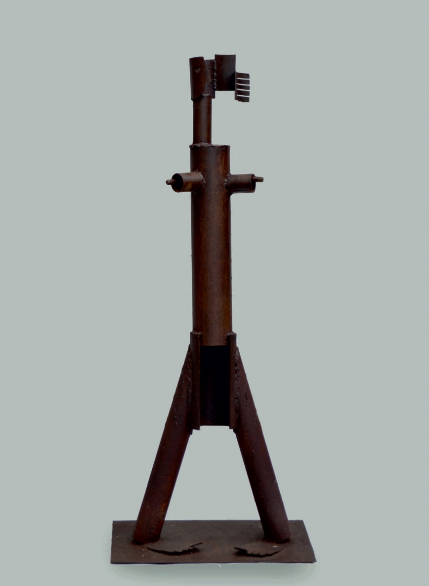 Virgo, 2017, oxidized metal, h112 cm, 1/1