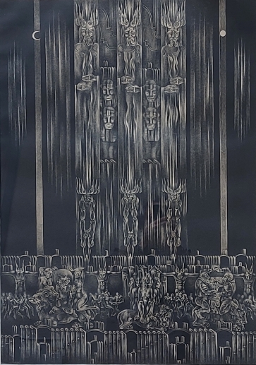 Minties sparnai, 1981, litografija, 92x65 cm, 1/3
