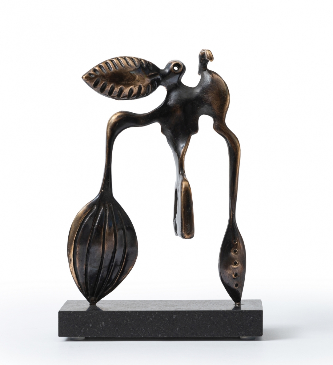 Shaman of the Forest, 2024, bronze, granite, 22x13x6 cm, 1/9