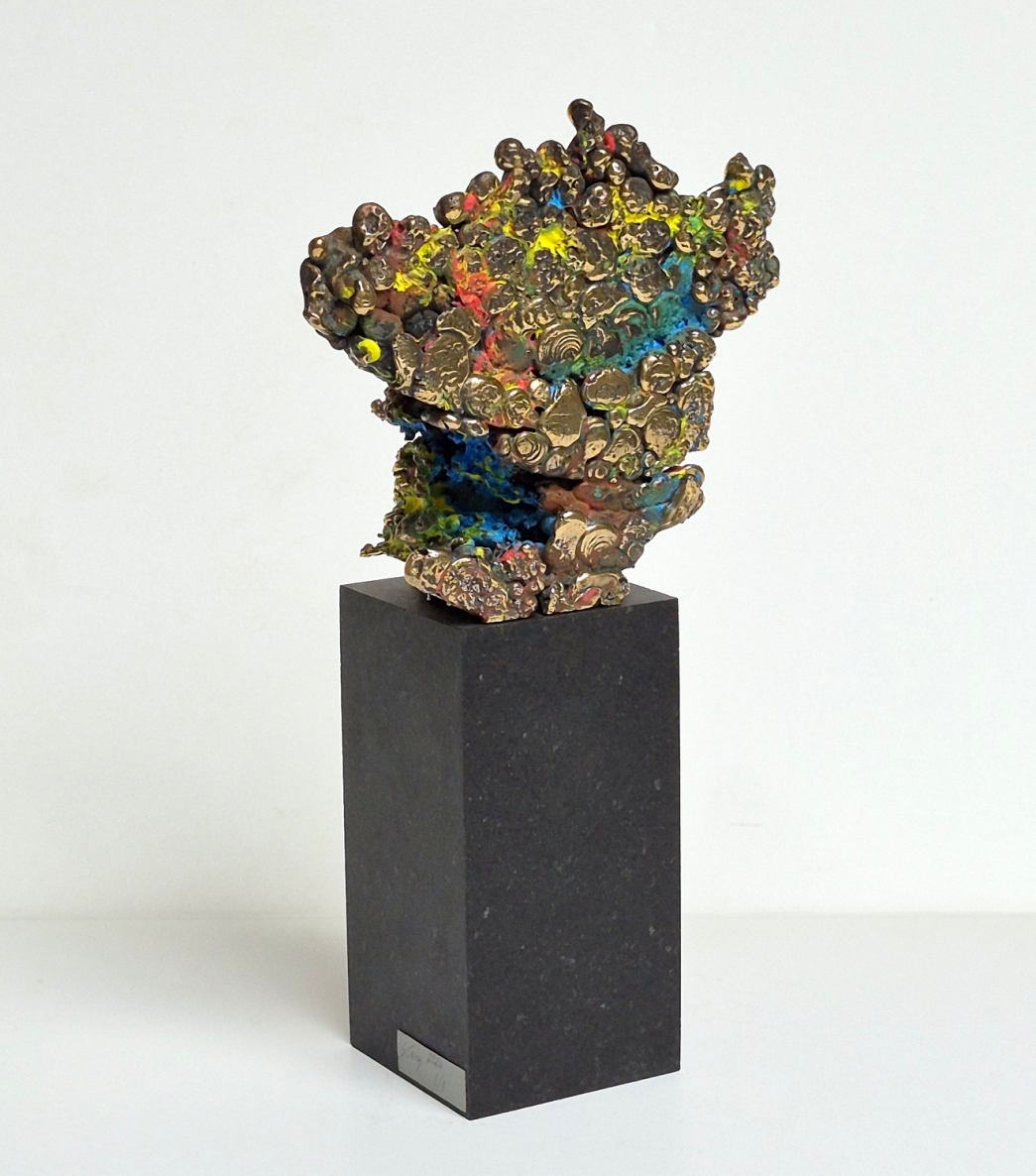 Multicolor, 2024, bronze, acrylic, h 24x13x17 cm 1/1