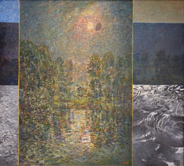 Naktis, 1989-96, drobė, aliejus, 146x162cm