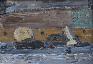 Still Life, 1985, cardboard, oil, 35x50 cm 2990