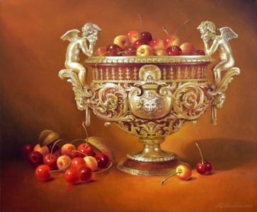 Natiurmortas, 2023, drobė, aliejus, 50x60 cm