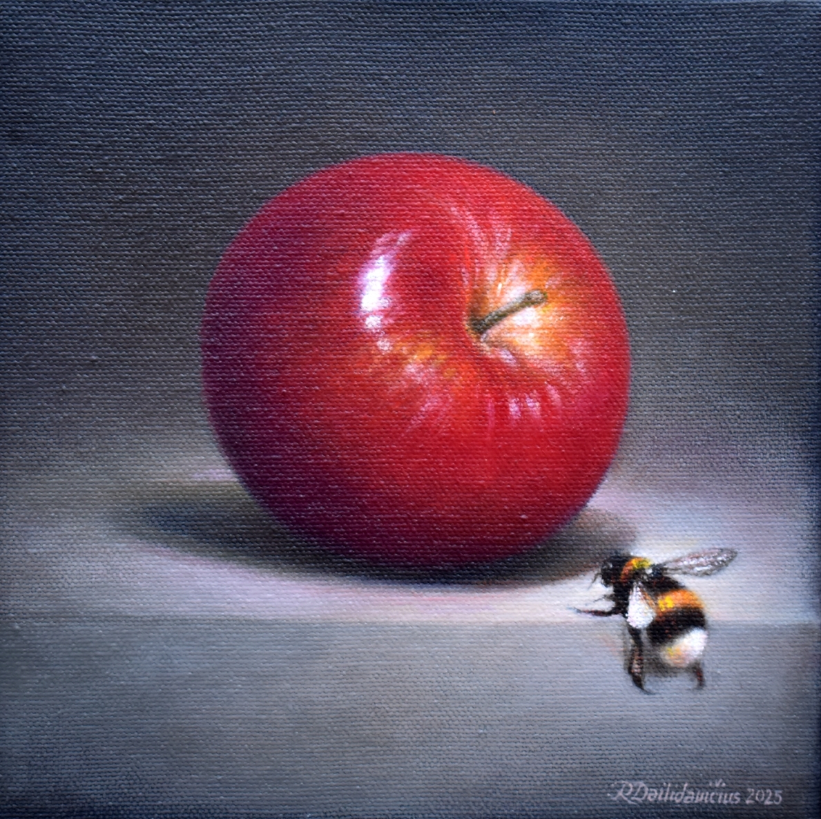 Still life, 2025, canvas, oil, 20x20 cm