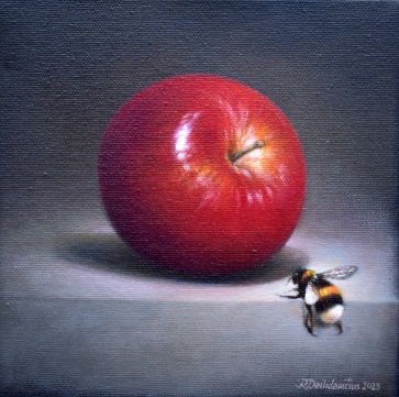 Natiurmortas, 2025, drobė, aliejus, 20x20 cm