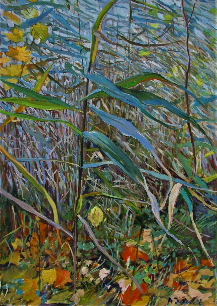 Nendrė, 2022, drobė, aliejus, 125x90 cm