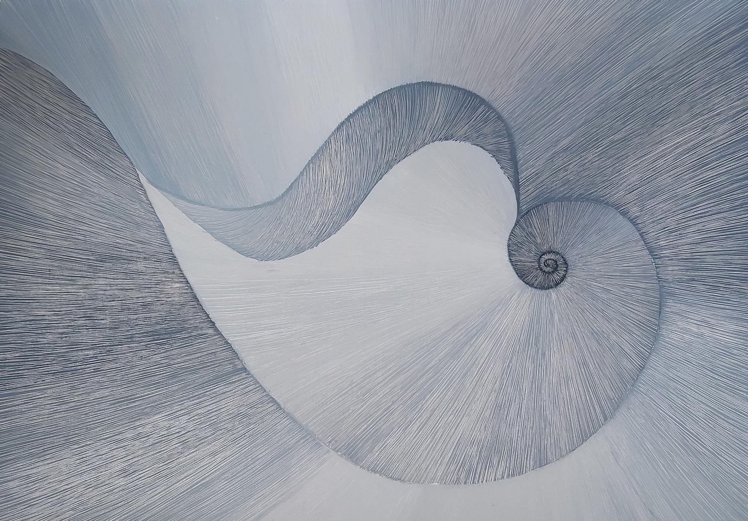 Nušvintanti širdis, 2023, drobė, akrilas, 70x100 cm 