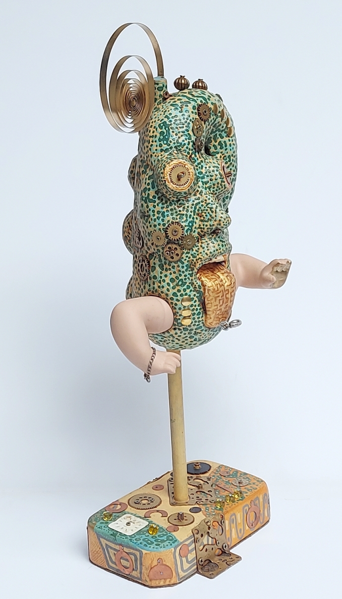 Objektas, 2022, mišri technika, h 50x20x17 cm, 1/1