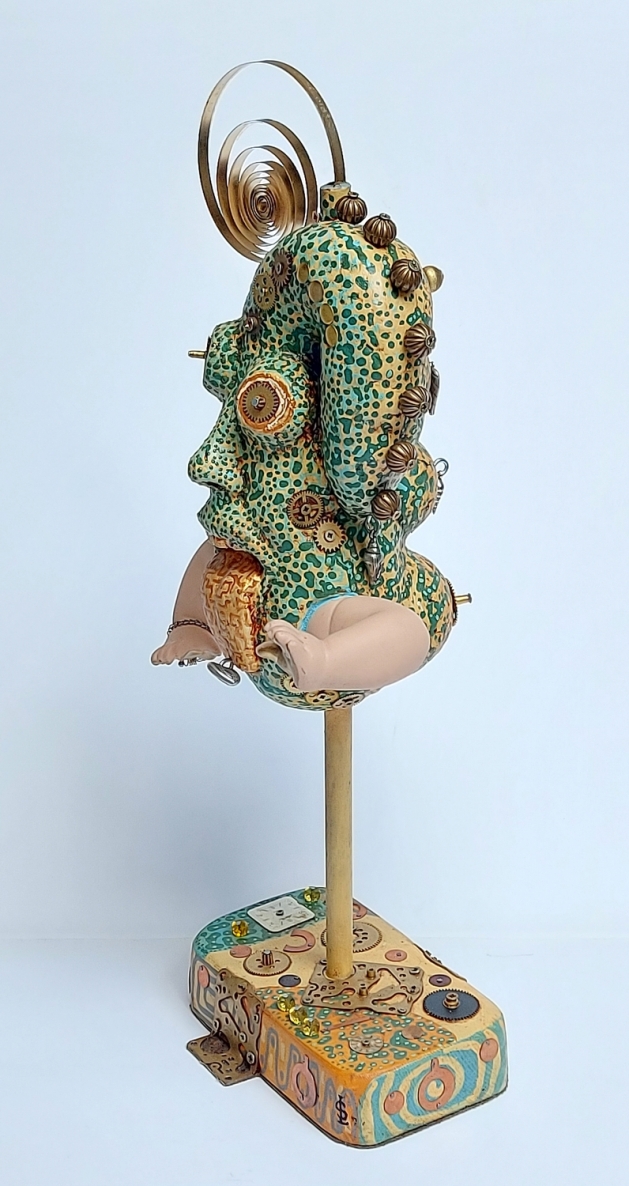 Objektas, 2022, mišri technika, h 50x20x17 cm, 1/1