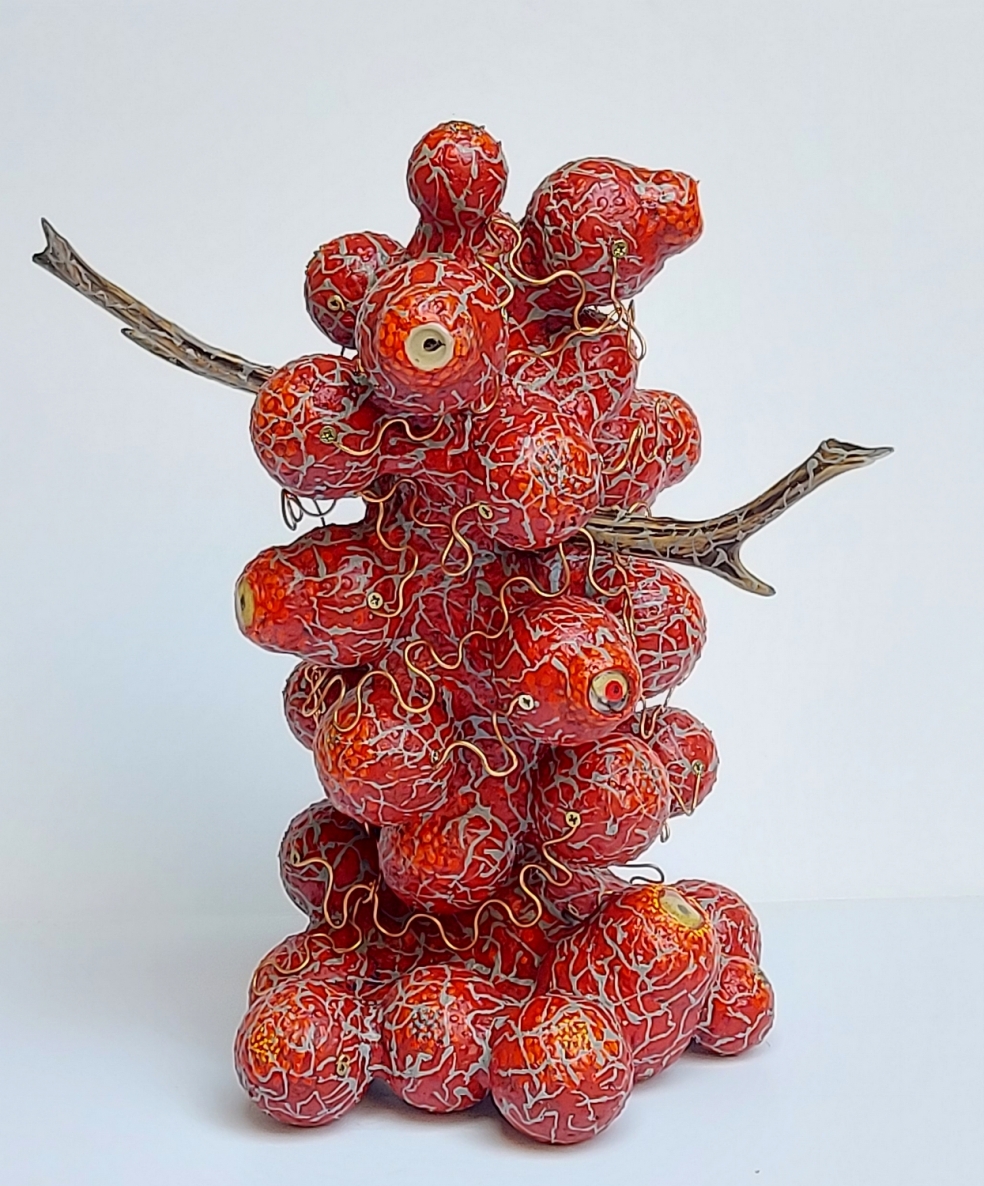 Objektas X, 2021, mišri technika, h 42x34x25 cm, 1/1