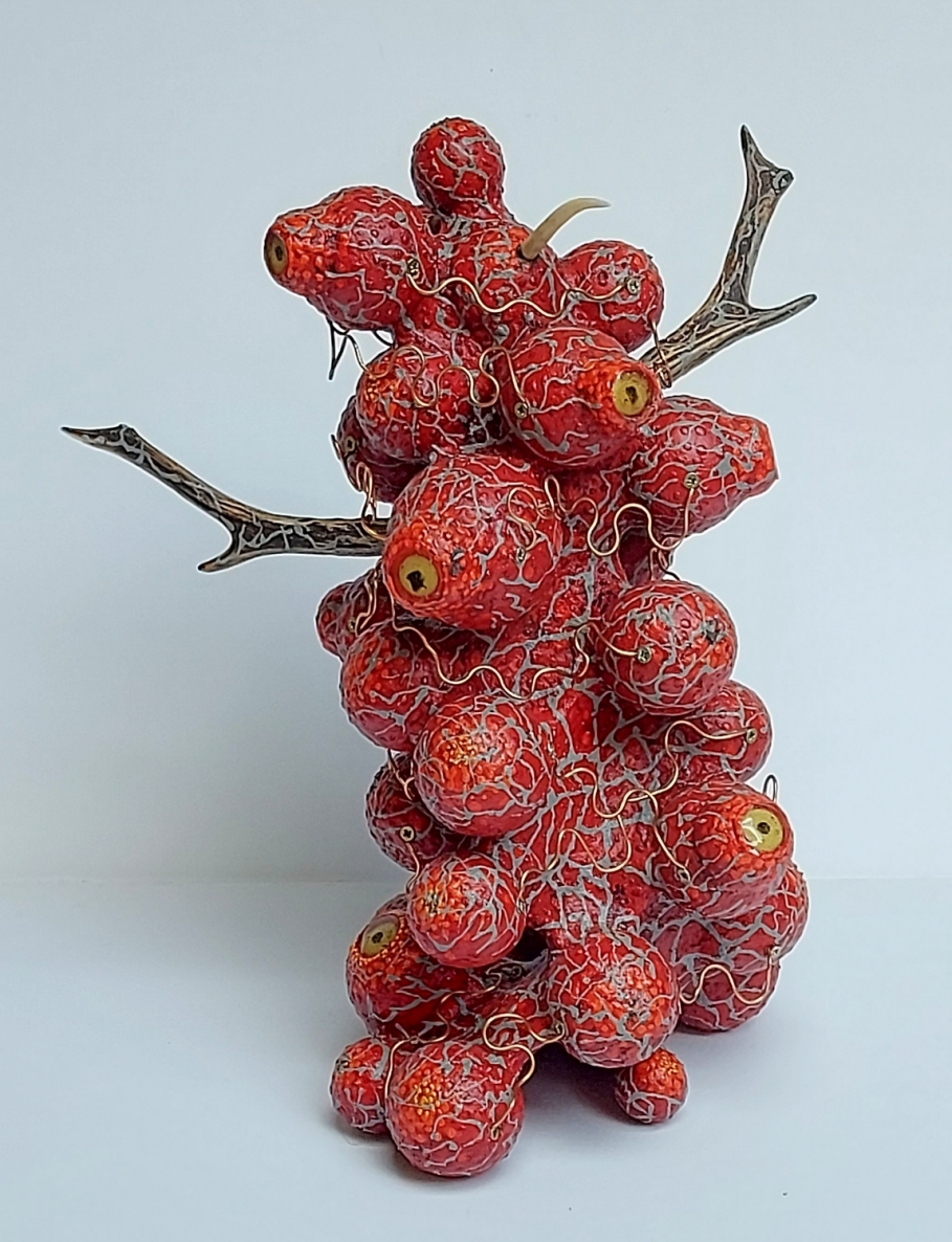 Objektas X, 2021, mišri technika, h 42x34x25 cm, 1/1