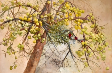 Obuolių medis, 2016, drobė, aliejus, 146x220 cm