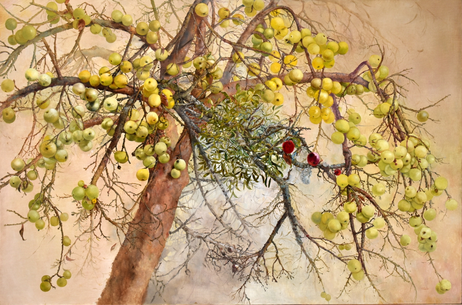 Obuolių medis, 2016, drobė, aliejus, 146x220 cm