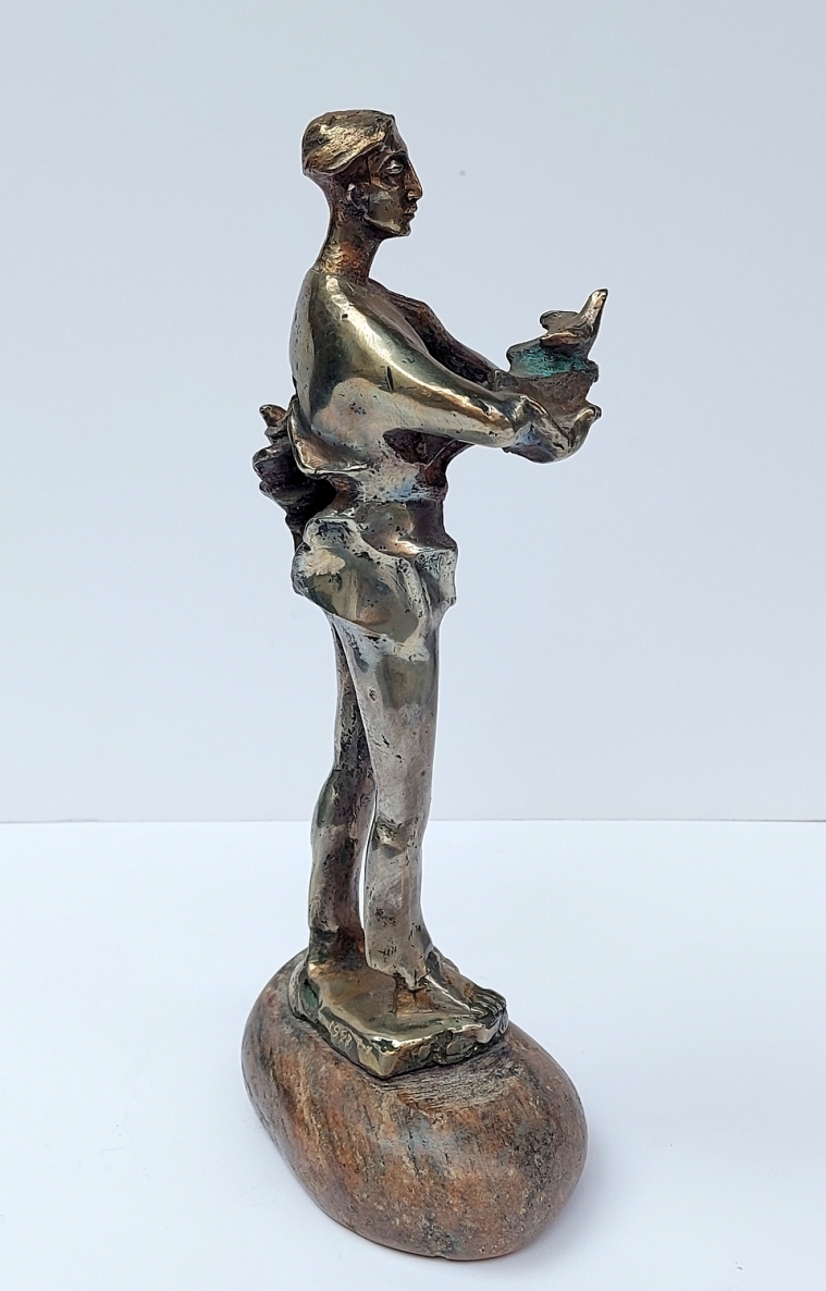 Oscar Milosz, 1997, bronze, h 30x12x9 cm 1/1