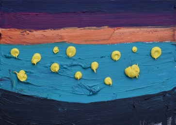 Pakaunės laukai, 2020, drb., al., 50x70cm