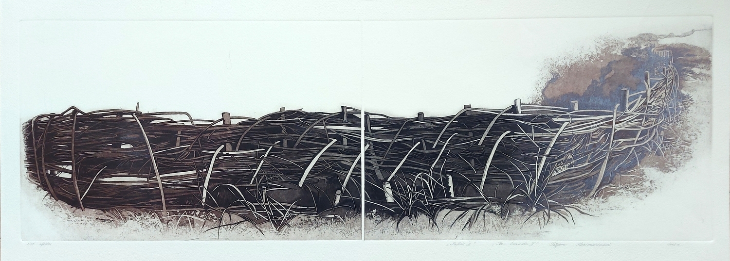 Pajūris II, 2008, ofortas, akvatinta, 32x100 cm, 3/25