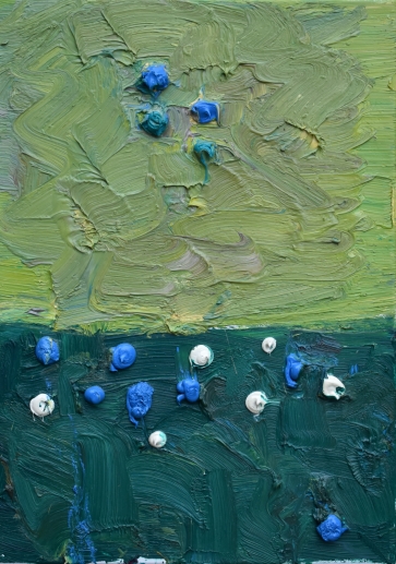 Pakaunes pievos I, 2020, drobė, aliejus, 70x50 cm