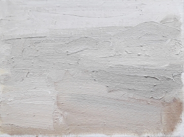 Beach I, 2021, canvas, oil, 34x38 cm