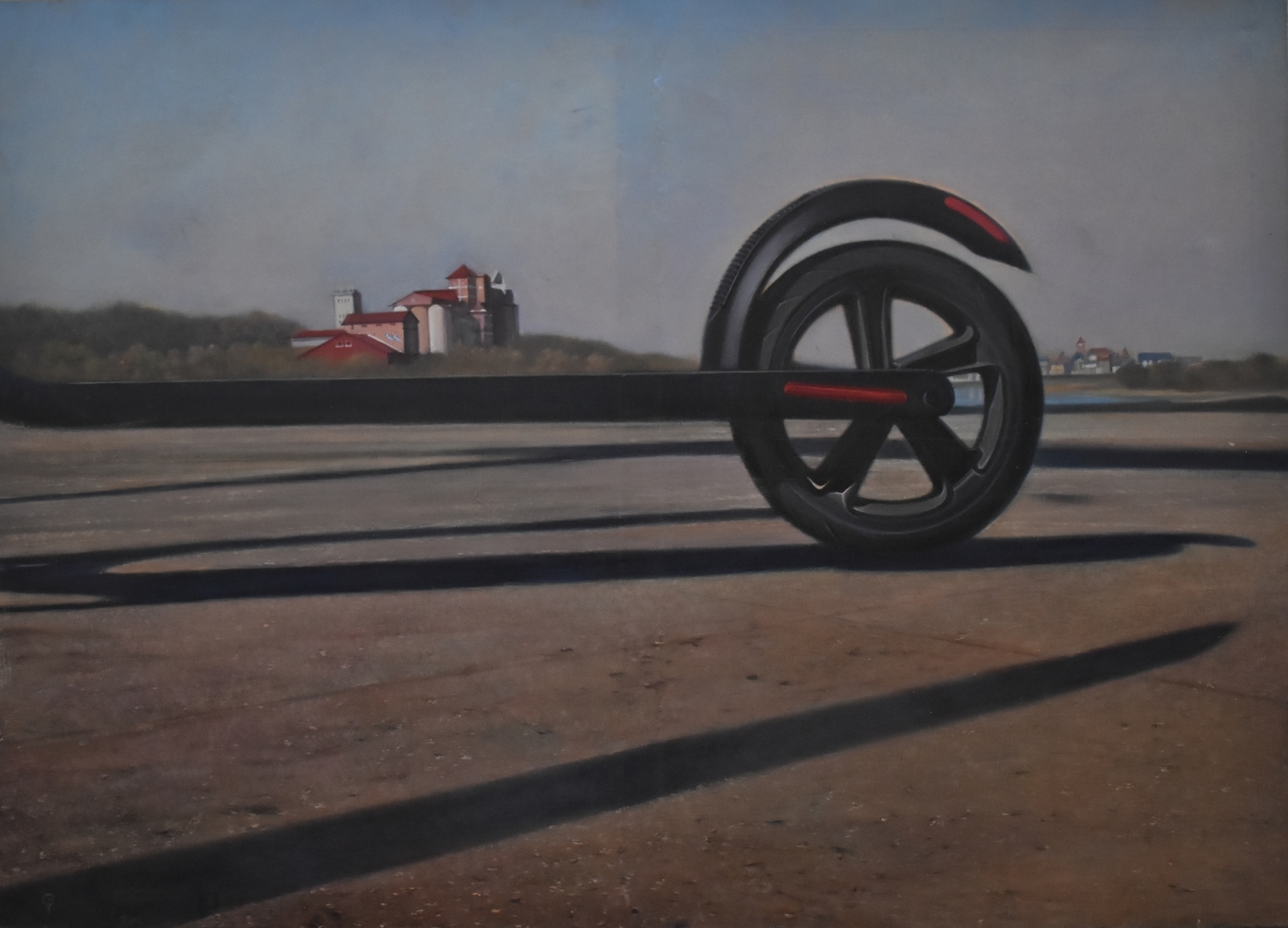 Paspirtukas, 2020, drobė, aliejus, 90x125 cm 