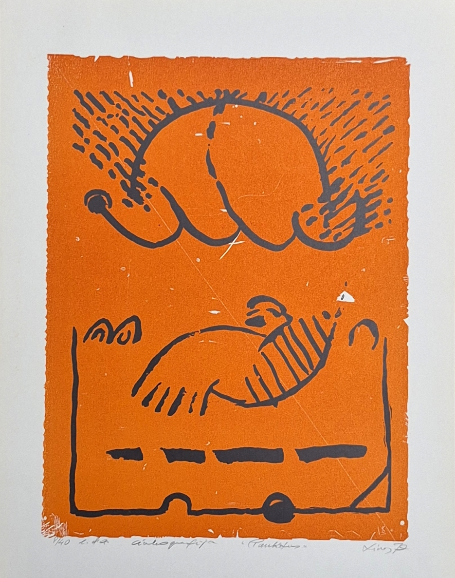 Bird, 1979, e.d.a., zincography, 33x24.5 cm, 8/40