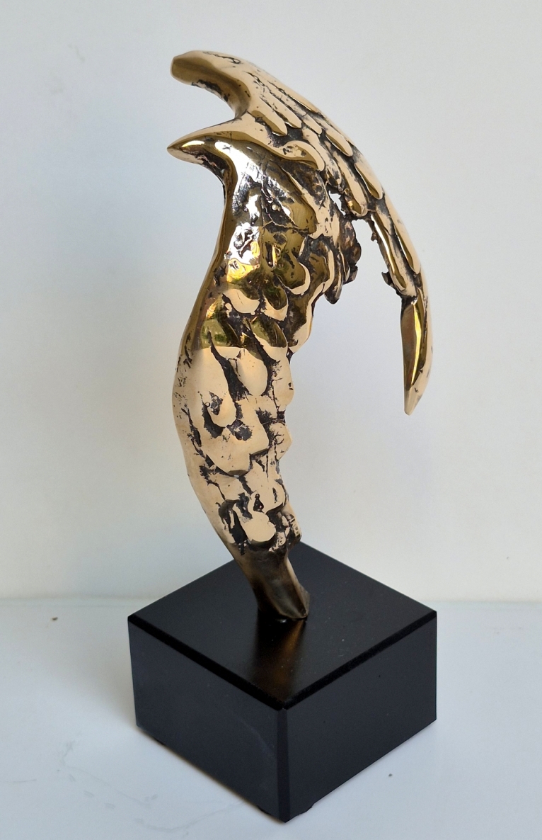 Paukštis, 2020, bronza, h 19,5x8,5x8 cm, 3/10
