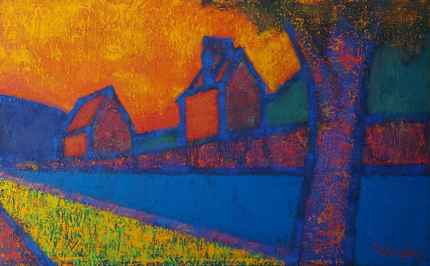Paupys. Žara, 2023-2024, dobė, aliejus, 50x80 cm
