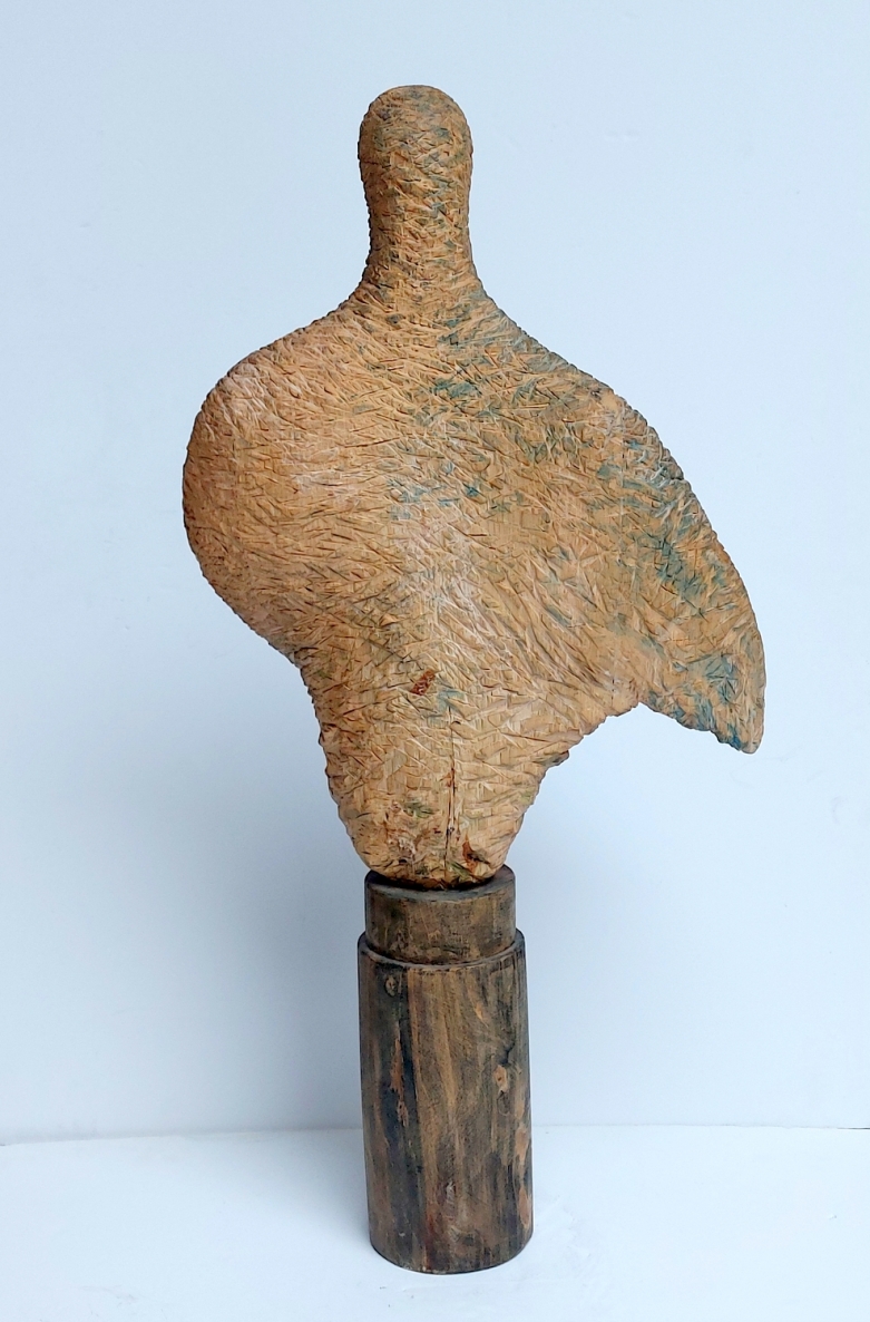 Spring Sowing, 1998, wood, h 69x32x17 cm 