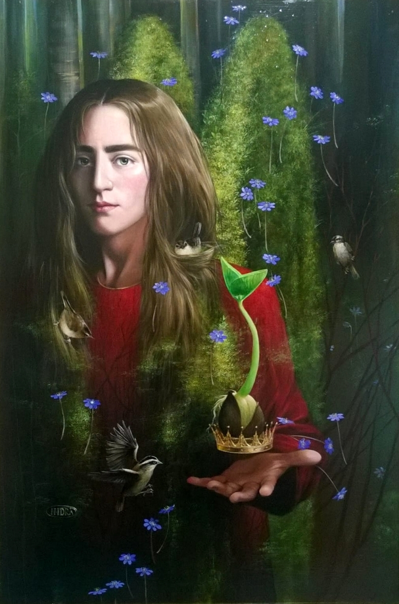 Spring, 2015, canvas, acrylic, 90x60 cm