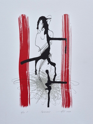Spring, 2019, silkscreen, 33x24 cm, 10/21
