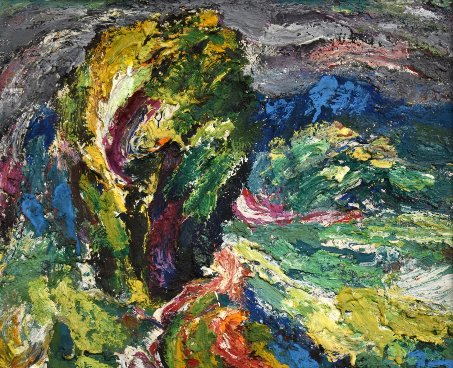 Peizažas, 1989, drobė, aliejus, 33x40 cm 