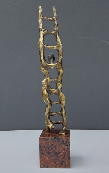 Perfectionist, 2018, bronze, granite, h 38x7x7 cm 7/10