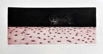 Pearls, 2013, etching, 15x33cm
