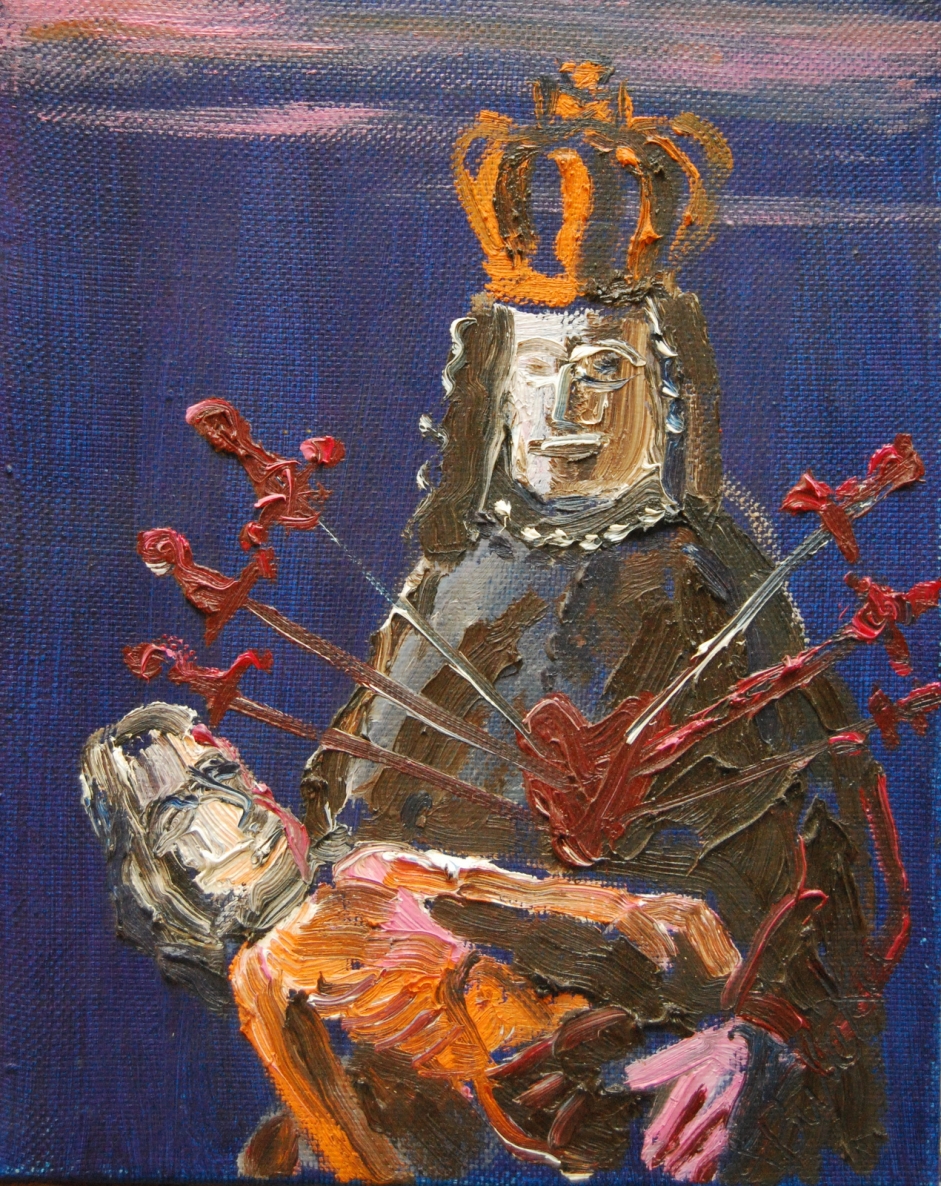 Pieta, 2005, drb., al., 30x24 cm